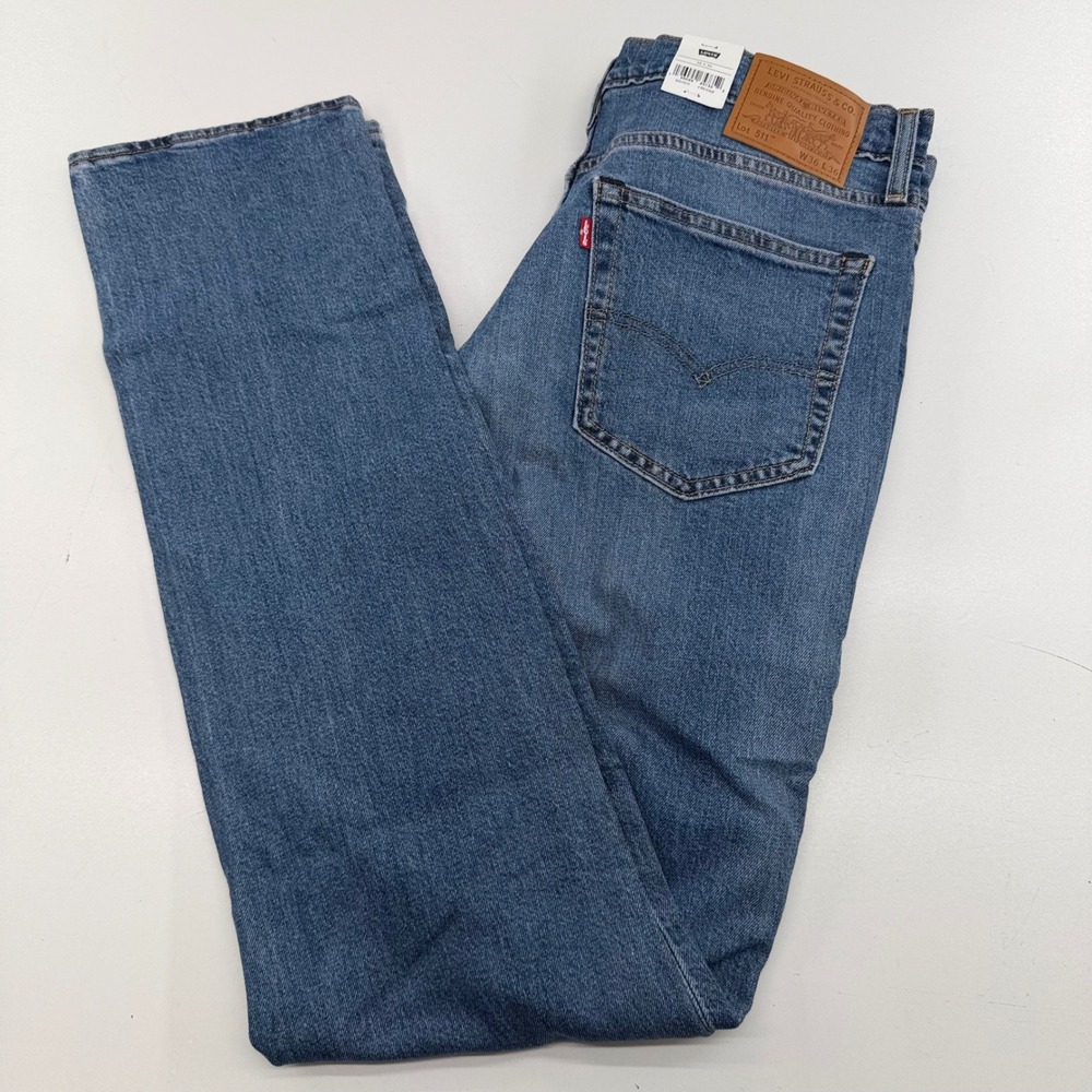 Levis 511 Slim Fit Jeans Mens 36x36 Blue Performance Stretch Denim 045115242